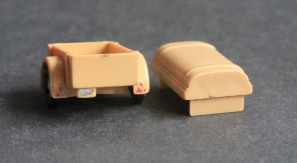 Siku Trailer with top V57 Plasticmodel (8324)